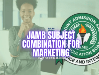 JAMB Subject Combination for Marketing 