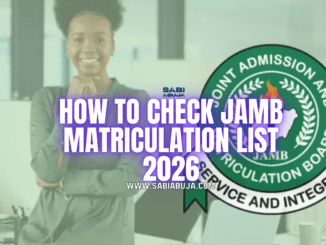 How to Check JAMB Matriculation List 2026