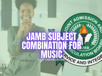JAMB Subject Combination for Music