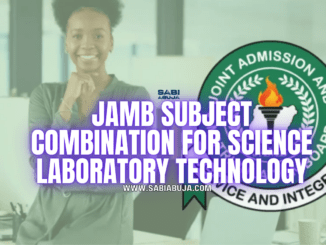 JAMB Subject Combination for Science Laboratory Technology