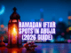 Ramadan Iftar Spots in Abuja