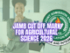 JAMB Cut Off Mark for Agricultural Science
