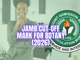 JAMB Cut-Off Mark for Botany 2026