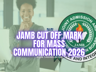 JAMB Cut Off Mark for Mass Communication 2026