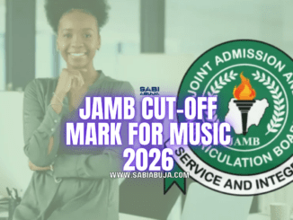 JAMB Cut-Off Mark for Music 2026