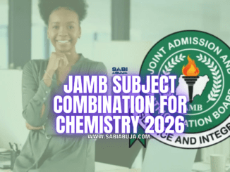 JAMB Subject Combination for Chemistry 2026