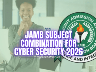 JAMB Subject Combination for Cyber Security 2026