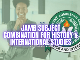 JAMB Subject Combination for History & International Studies
