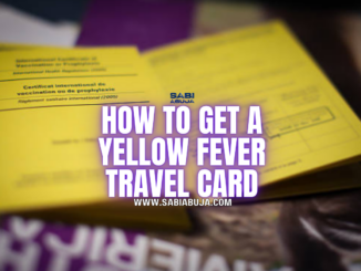 How to Get a Yellow Fever Travel Card