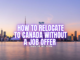 How to Relocate to Canada Without a Job Offer