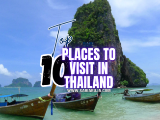 Places to Visit in Thailand