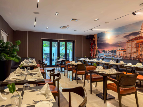 Dining at The Lusso Hotel